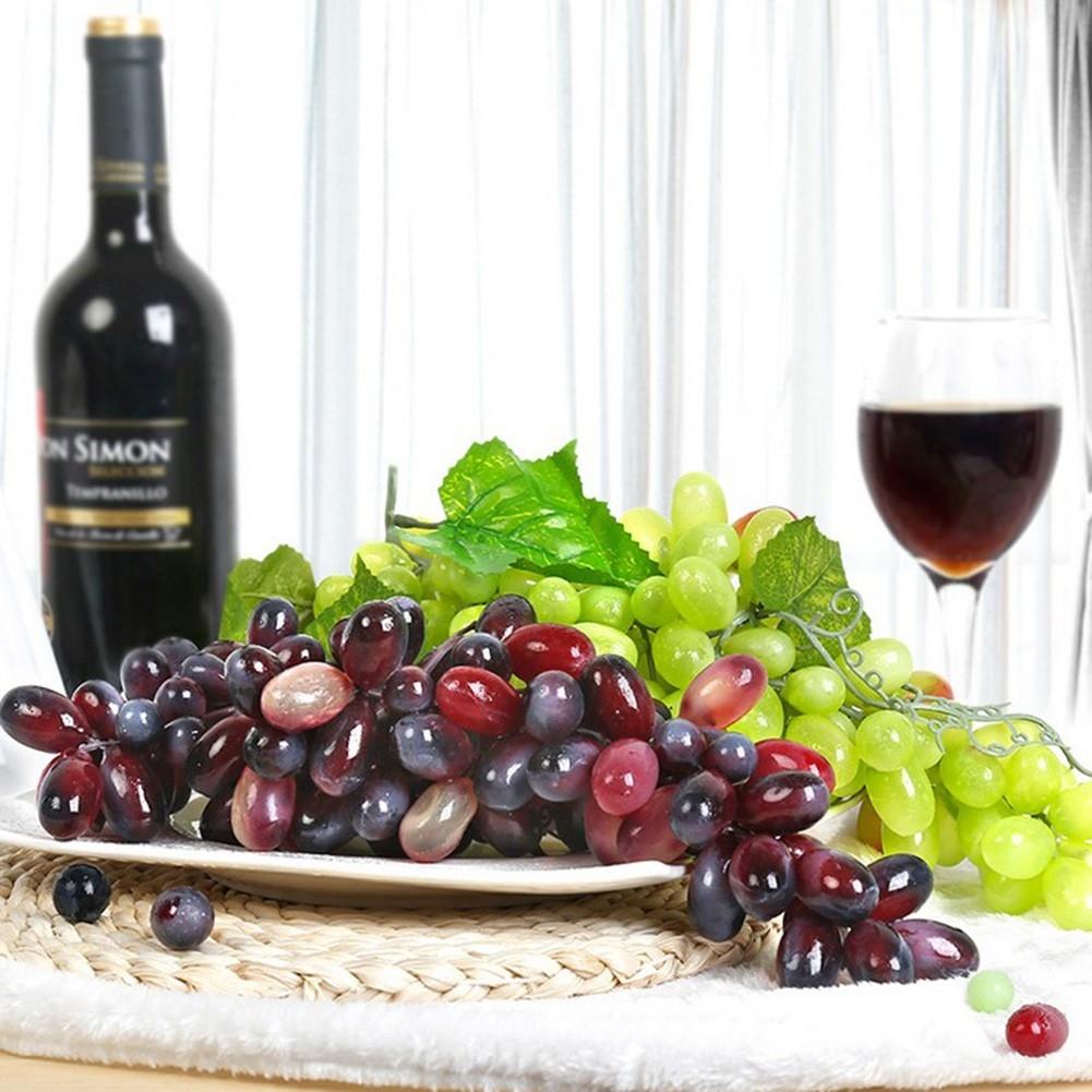 Rubberized Plastic Hanging Grapes for Vintage DIY For Home Garden Decor