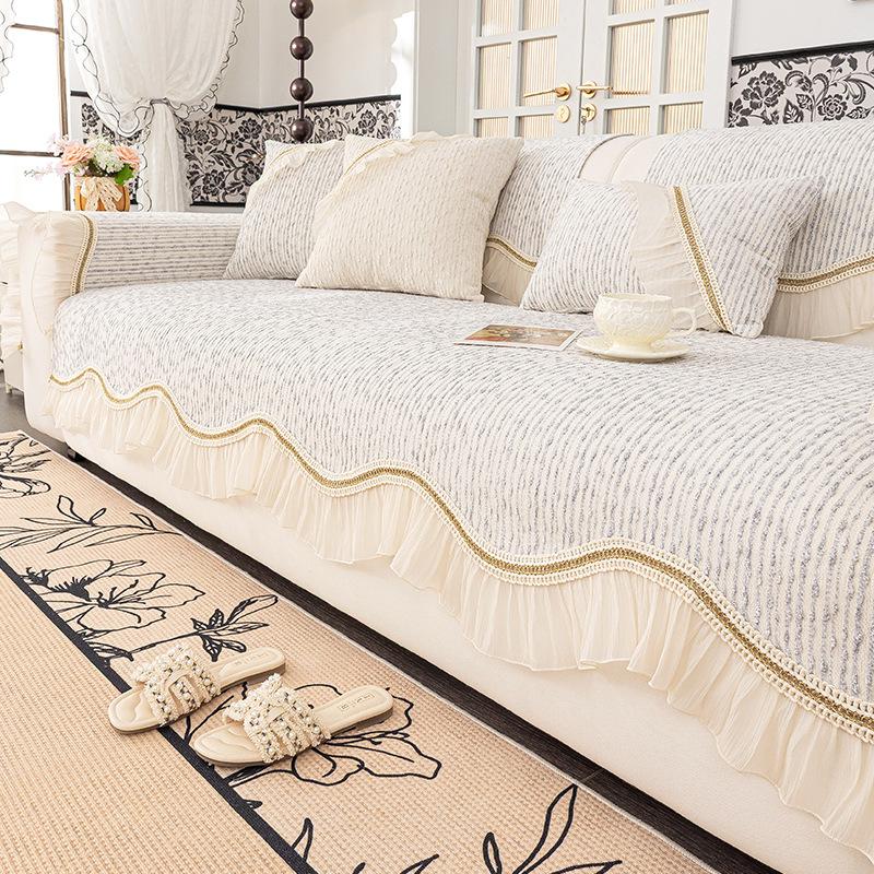 Special-shaped Sofa Cushion Fixed Non-slip Light Luxury High-grade Leather Sofa Seat Cushion Universal In All Seasons, New Sofa Cover Towel