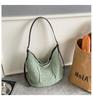 Stylish Large-Capacity Woven Beach Bag - Versatile Fashion and Daily Commute Underarm Accessory