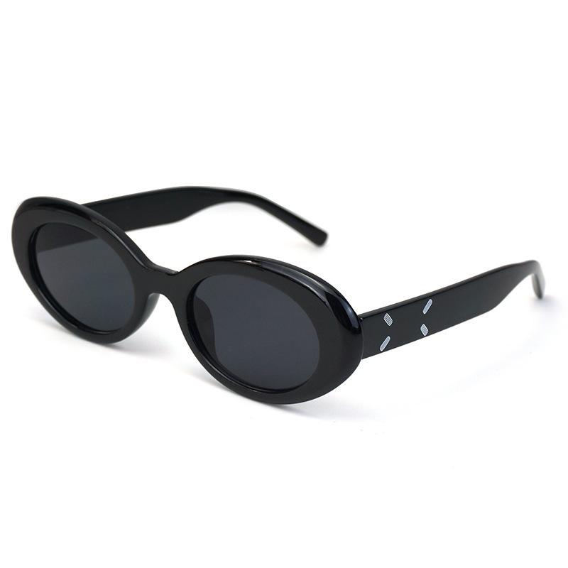 Oval Retro Sunglasses Women'S High-Value Sunglasses Men'S Trendy Glasses