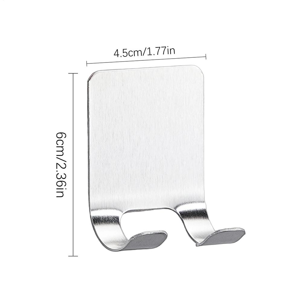 

Stainless Steel Shaver Hanger Heavy Duty Shower Bathroom Hook Multi-Use Storage for Towel Robe Loofah, Entryway Garage Gadgets