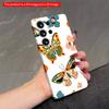 2DFlat Samsung Phone Case Colorful Butterflies & Flowers Pattern Phone Case Applicable To Galaxy S22 S23 S24 S25ULTRA S26 A12 A13 A14 A15 A16