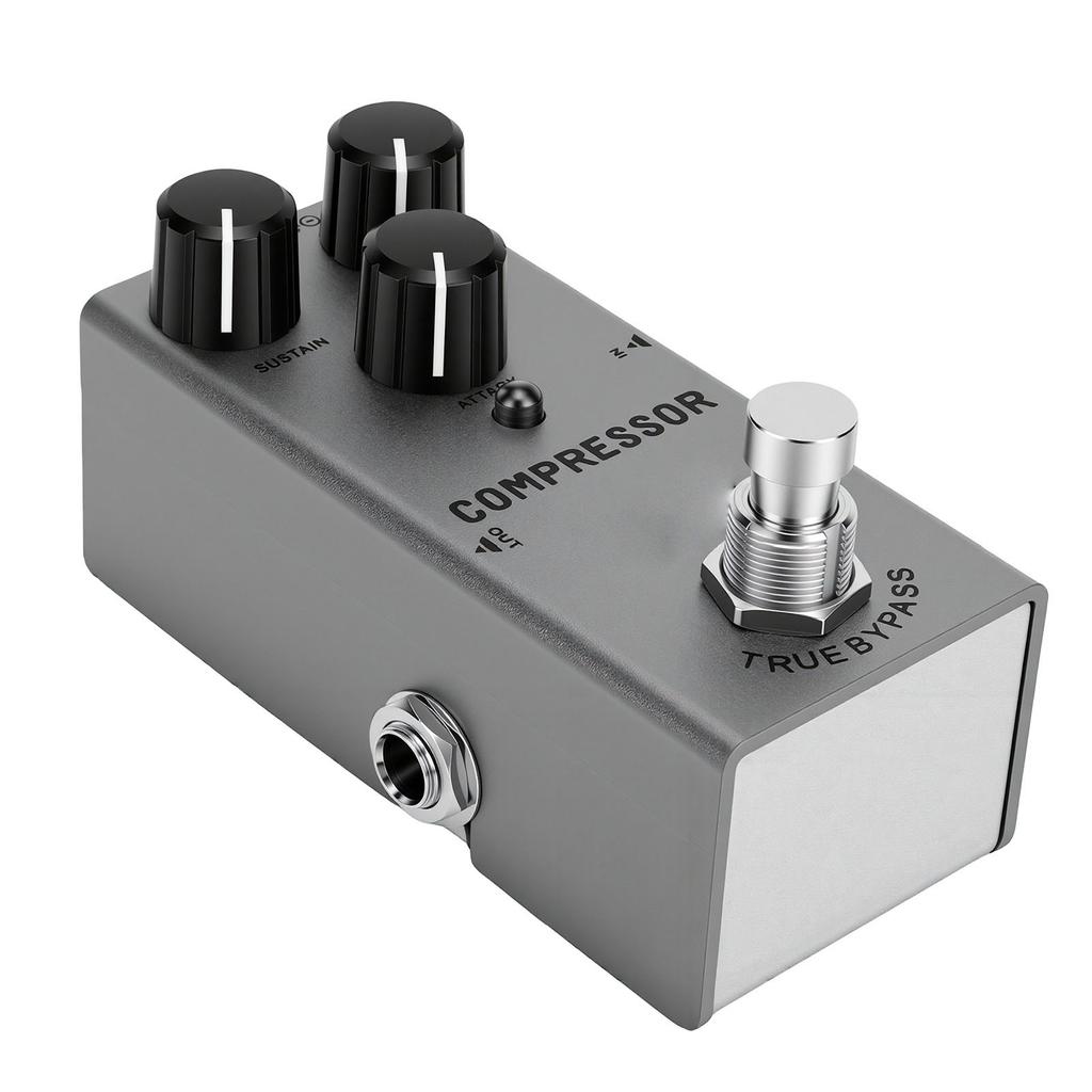 Guitar Compressor Pedal 3 Knobs Dual Mode True Bypass Smooth Dynamic Compressor Effect