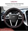 Jiangling Genuine Leather Steering Wheel Cover: Universal, All-Season, Breathable Fit for Teshunbao Yuhu Models 3, 5, 7, 9.
