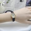 Exquisite Retro Women's Rhinestone Leather Strap Oval Quartz Watch