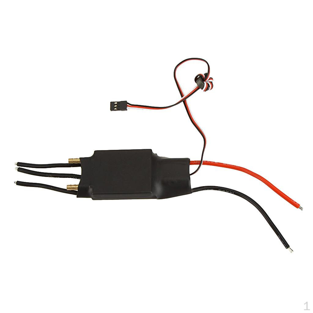 

RC ESC 60A Brushless Motor Controller BEC 5V 3A Single Car Truck Boat Accs