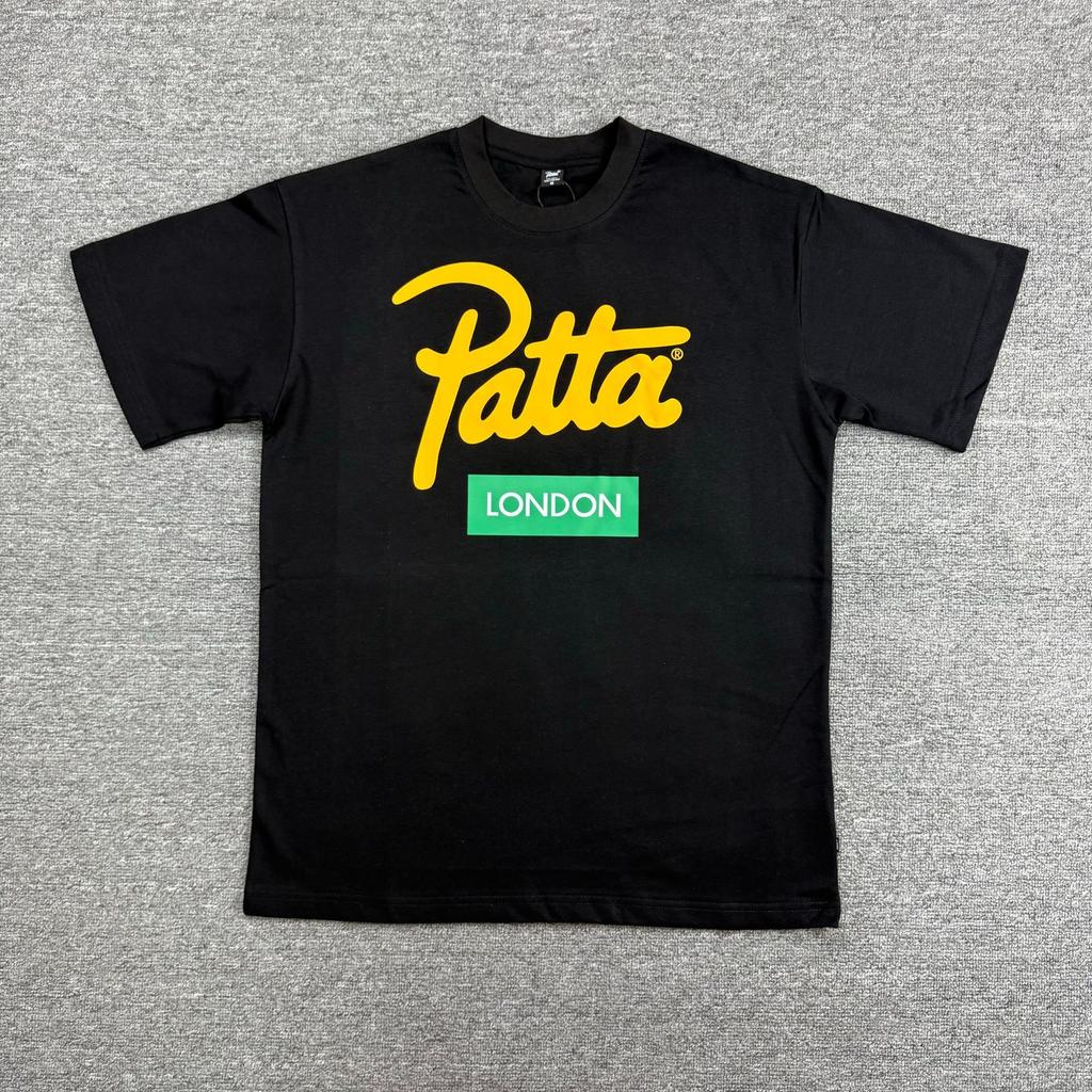 Cross-border trendy brand PATTA European and American street creative fun printing men's and women's casual loose short-sleeved collection T-shirt 