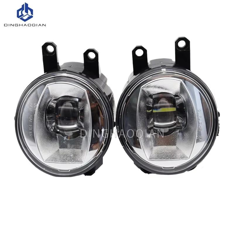 1 Pair Car Front Bumper LED Fog Lights Clear Assembly Driving Lamp Foglight For Toyota Prado FJ150 LC150 2014 2015 2016 2017