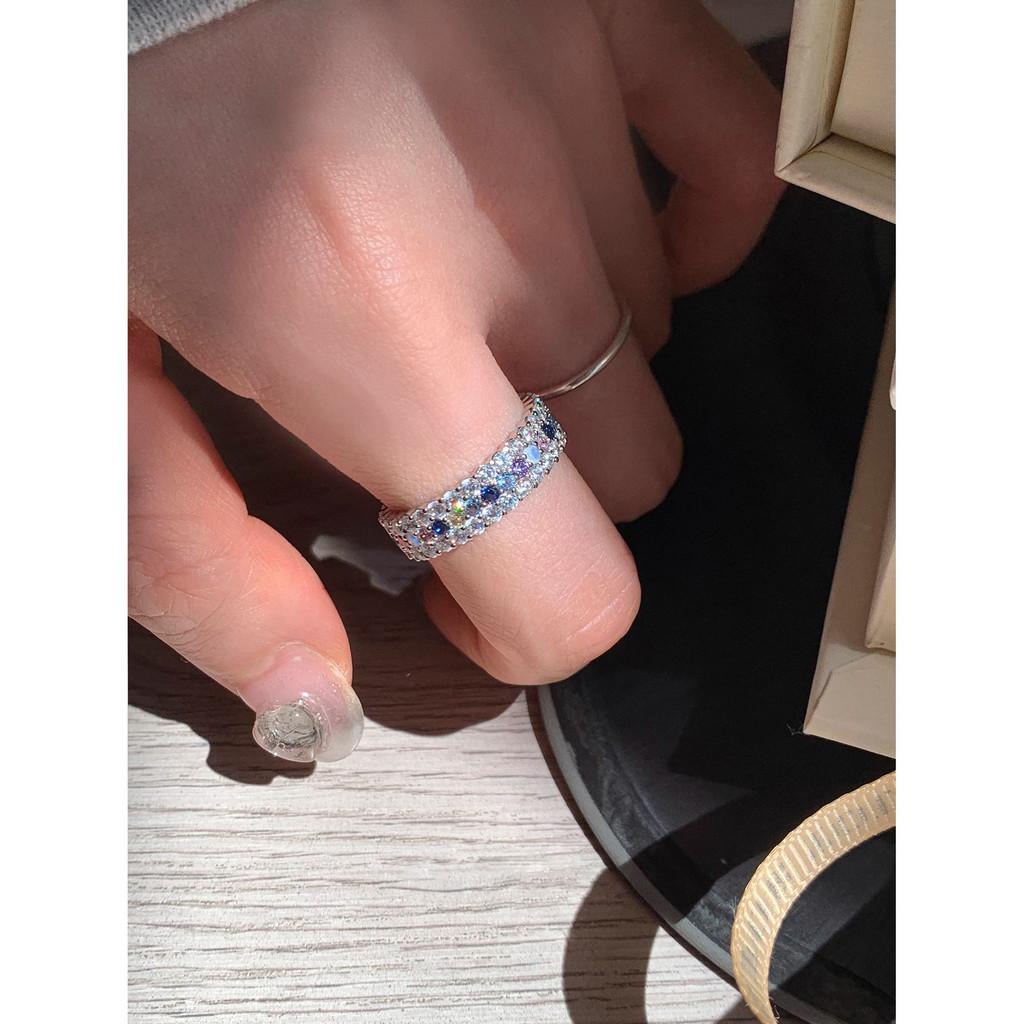 Minimalist Sophisticated Adjustable Copper Ring With Glimmering Zirconia For Elegant Womens Jewelry