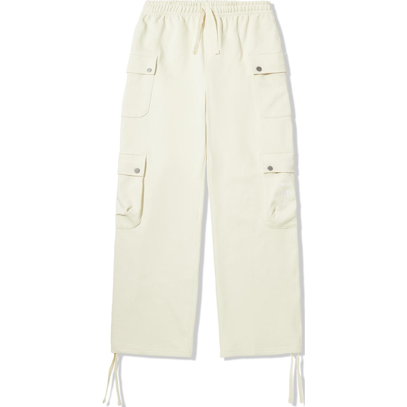 

Li Ning X Pleasures Серия скейтбордов Однотонные прямые брюки свободного кроя Повседневные брюки Женский низ Кремово-желтый AKLUC76-2 XXL