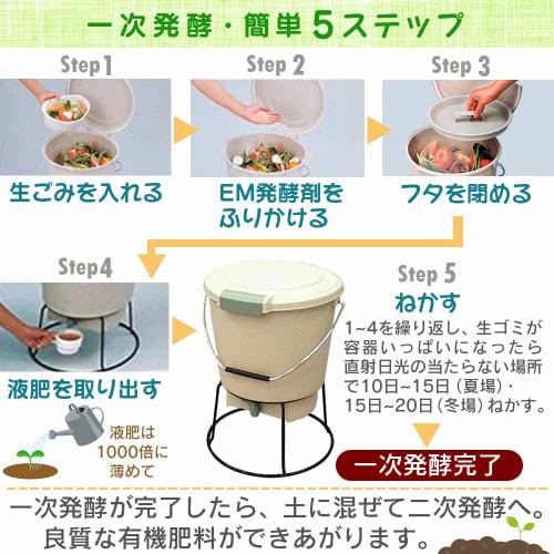 IRIS OHYAMA Compost Garbage Fermenter EM-18