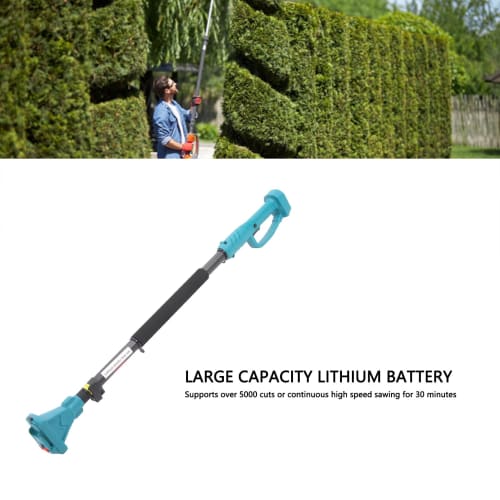 Cordless Pruning Shears Extension Pole with Non-Slip Handle, Electric Tree Pruning Pole for Garden Use, Compatible with Electric Chainsaws and High Br