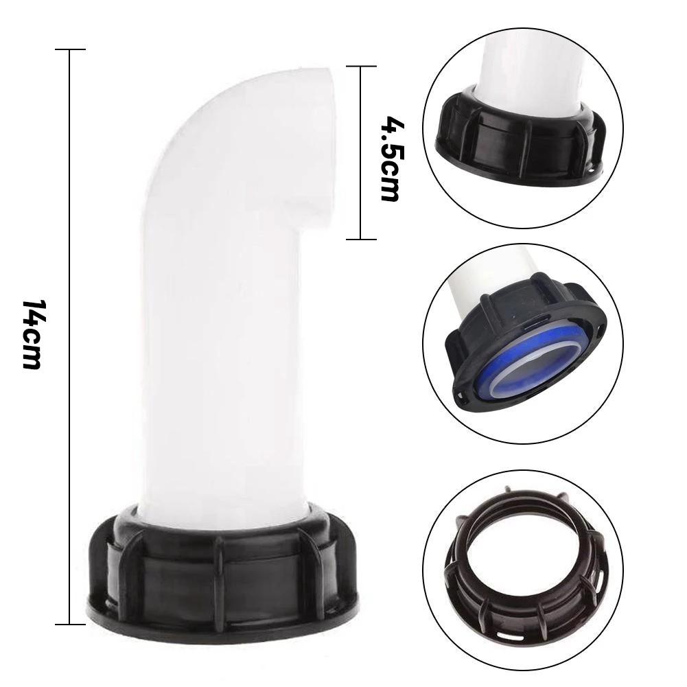 2 Inch Extension Drain Spout Hose 1000L IBC Water Tank Nozzle Tap Cap Valves Fitting For Home Garden Parts Accessories