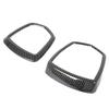 For Fiat Abarth 595 695 2017-2025 ABS Glossy Black  Decoration Ring Front And Rear  Cover Car Stickers