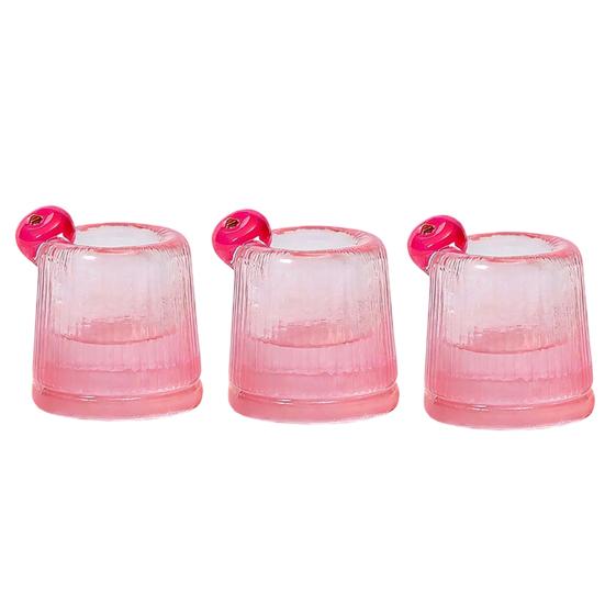 

3 Pcs Miniature Dollhouse Juice Cups Colorful Resin Cocktail Cups Tiny Simulated Drink Models for DIY Craft Dollhouse Kitchen Accessory