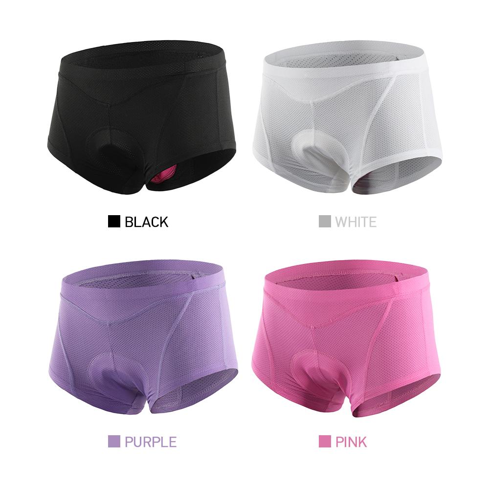 Women Bike Underwear 3D Gel Padded Briefs Cycle Biking Underwear Shorts