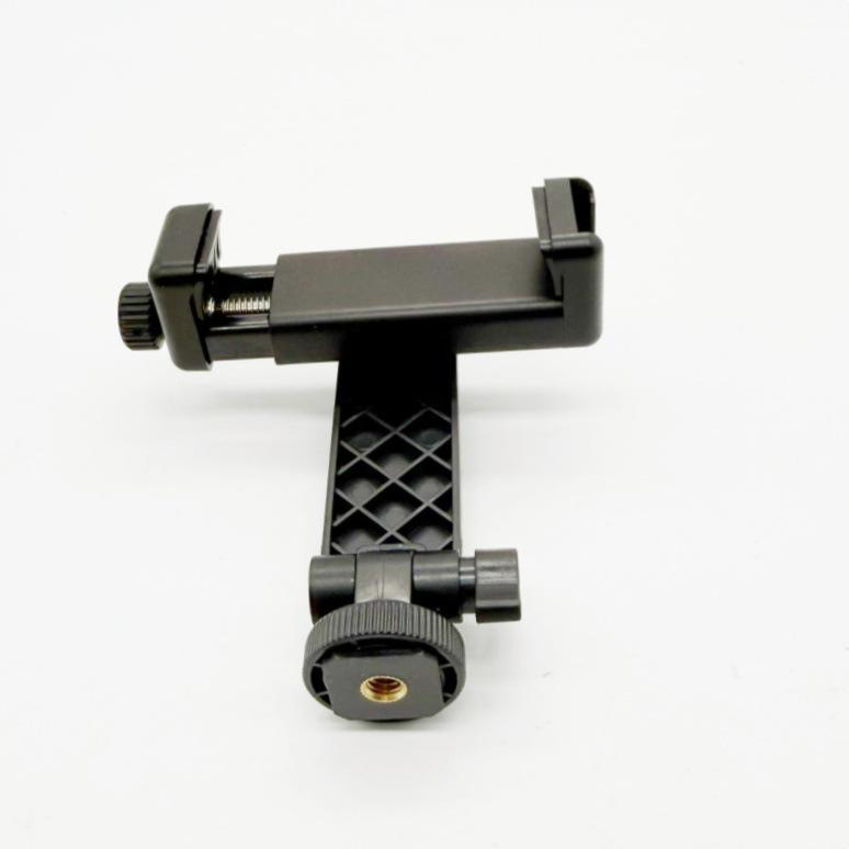 Multifunctional DSLR Tripod: Rotating Phone Clip & Cold Shoe Mount for Live Streaming