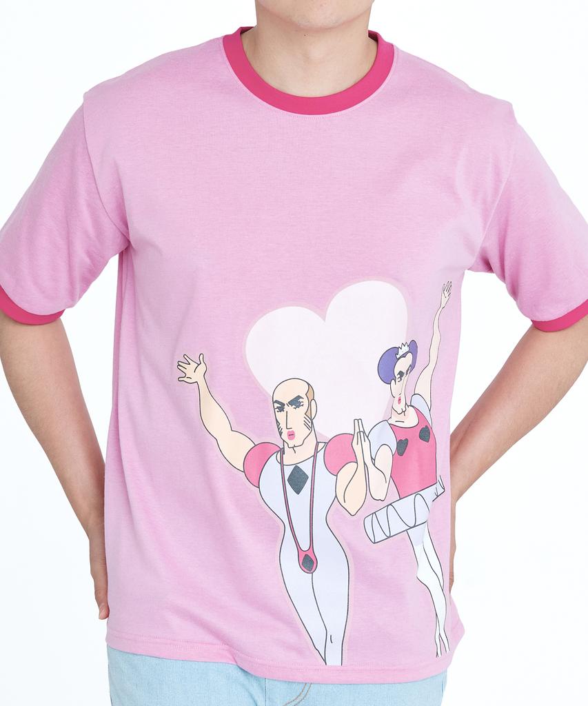Daenkkomma Crayon Shin-Chan Neutral Witch Glow-In-The-Dark Short-Sleeve T-Shirt
