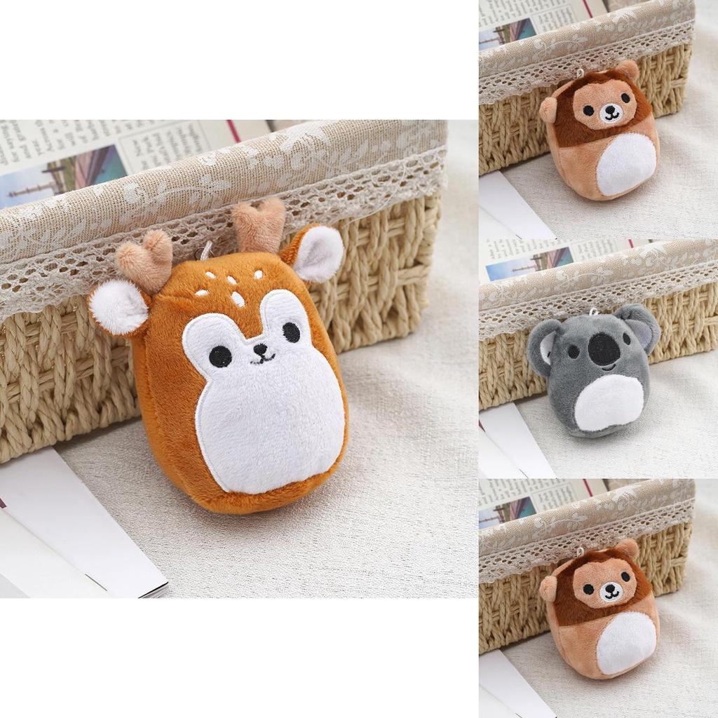 Cozy Squishallow Keychain Bear Plush Toy For Children Gift