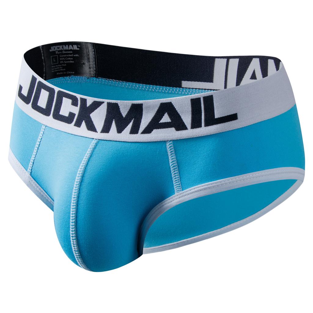 Slips JOCKMAIL Baumwolle Weich Bequem Atmungsaktiv Sport Alltag Casual Herren Unterwäsche 9 Farben Mode Unterhosen
