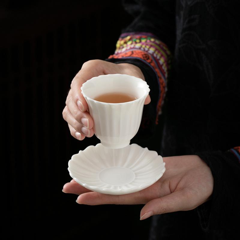 Dehua White Jade Porcelain High-End Personal Teacup