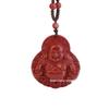 High-Content Natural Cinnabar Buddha Pendant for Men and Women 