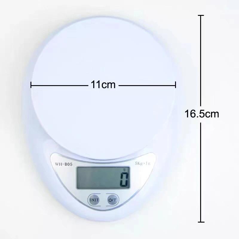5kg/1g Portable Digital Scale Food Coffee Balance Measuring Weight Kitchen Scale Digital Baking Scale Kitchen Accessories Tools