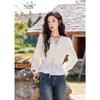 Women's Chic Lace Embroidered Blouse