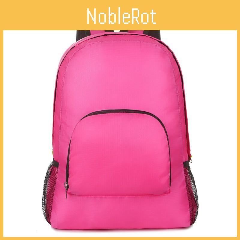 Outdoor Zipper Backpack Foldable Hiking Bag Splash Proof Lightweight Bag Cycling