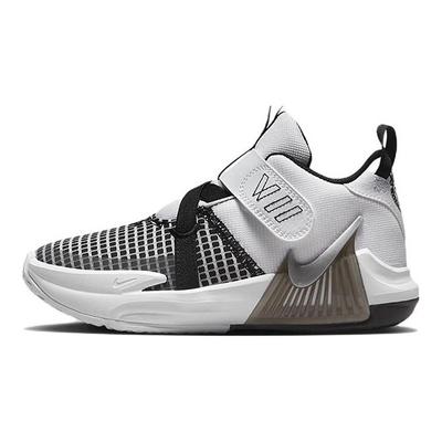 LeBron Witness 7 PS Weiß Schwarz Kinder Sneaker Metallic-Silber DQ8647-100