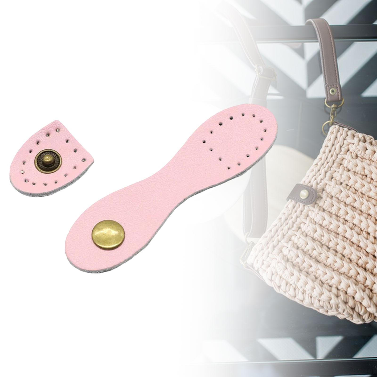 

Шикарна застібка-кнопка для жіночих сумок Light Pink