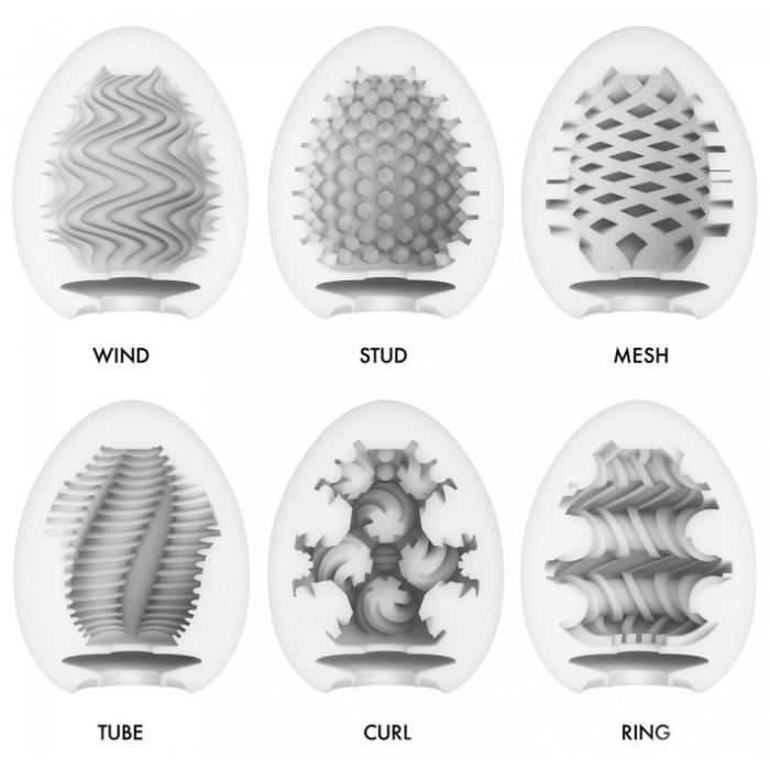 Boite De 6 Masturbateurs Tenga Eggs Wonder - Mixte / Adulte Multicolore