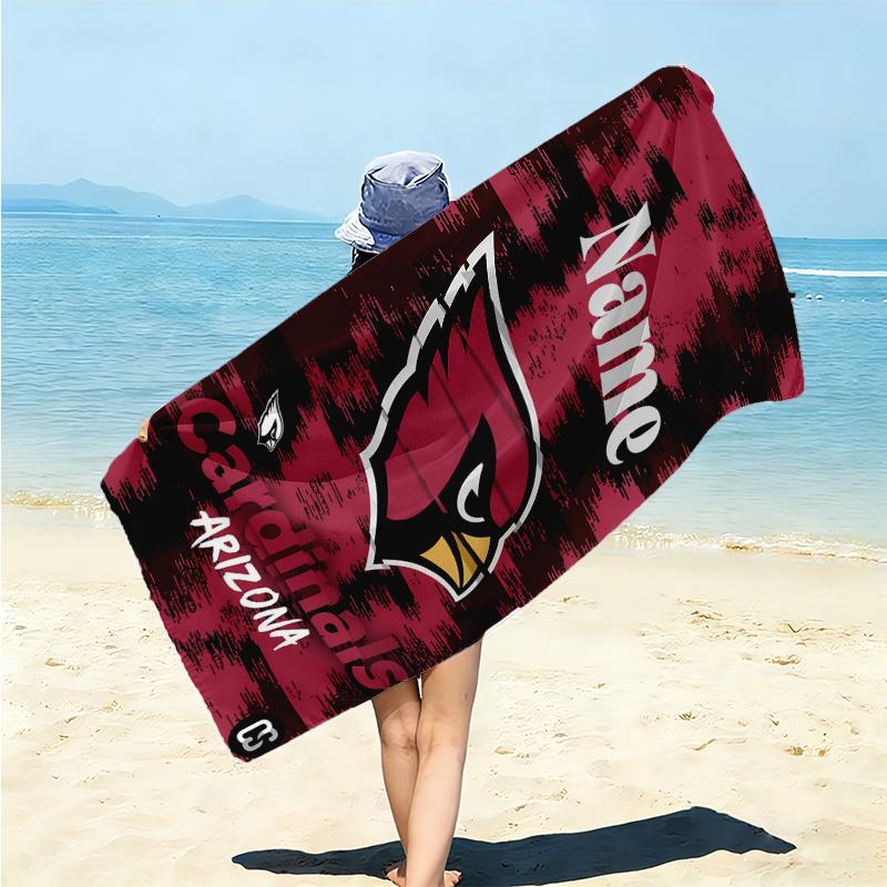 Personalized Arsenal Crest Beach Towel Microfiber Beach Towel Thin Absorbent for Beach Swimming Yoga Bath Sports. 0910362