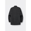 Customellow Gray Loose Fit Wool Falling Back Drape Jacket Cwjaw25991gyx