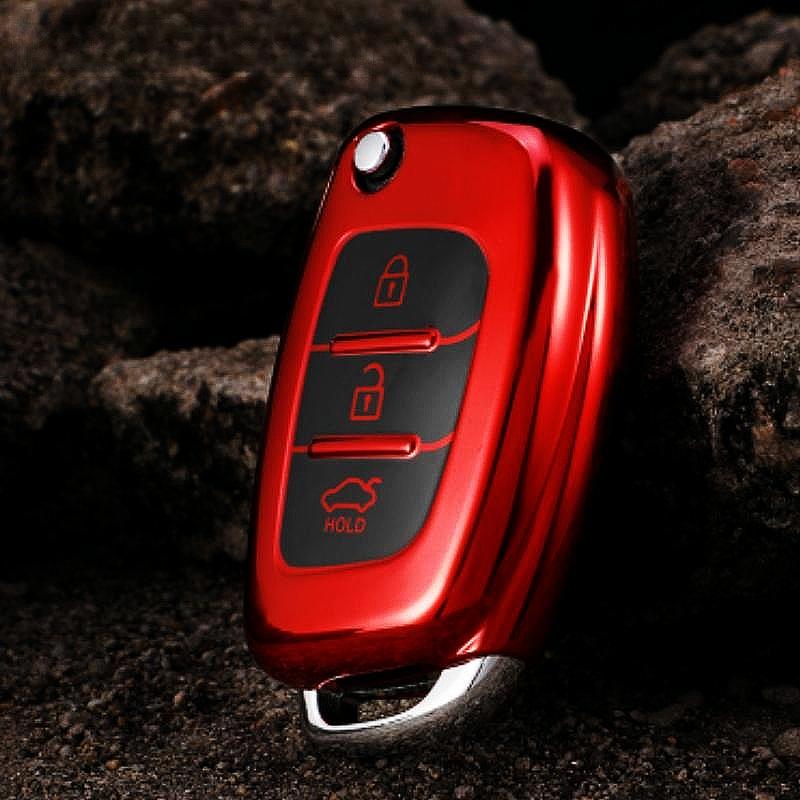 Husă pentru chei de înaltă calitate pentru Hyundai Ix35 Grand I10 pentru Hyundai Elantra 2017 Tucson Sonata Ix25 I20 Creta Santa Fe Suport cheie GLS Reina