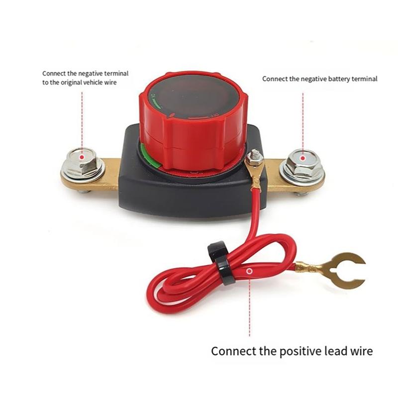 A25F-Heavy Duty Side Post Battery Disconnect Switch Marine Battery Switch For Auto Marine Truck Boat