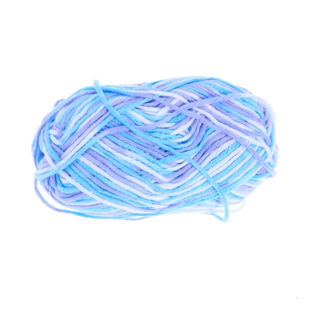 50G Milchbaumwollgarn Chunky Handgewebtes Garn zum Stricken Häkeln Accessoires Warmer Schal Mütze Schuh DIY Geschenkidee