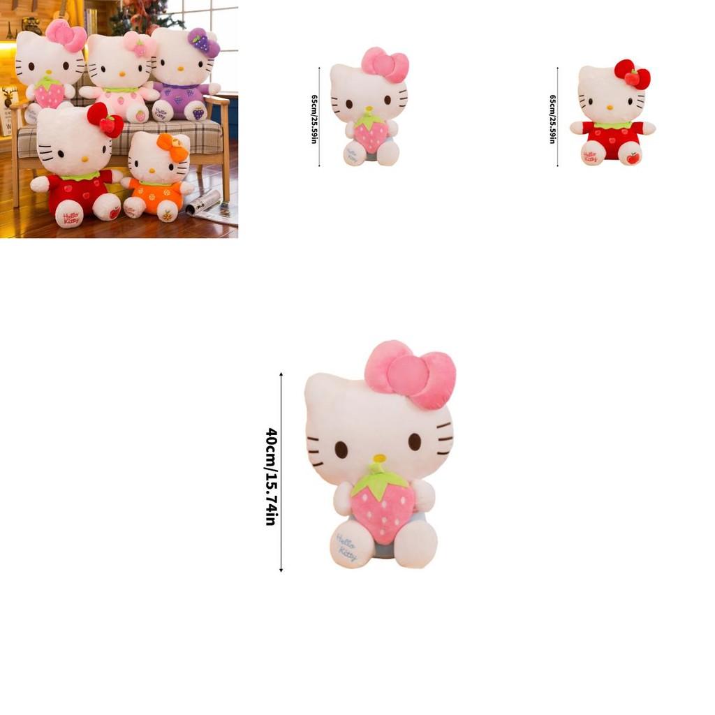 Adorable Hello Kitty Strawberry Cat Plush Toy For Kids And Adults