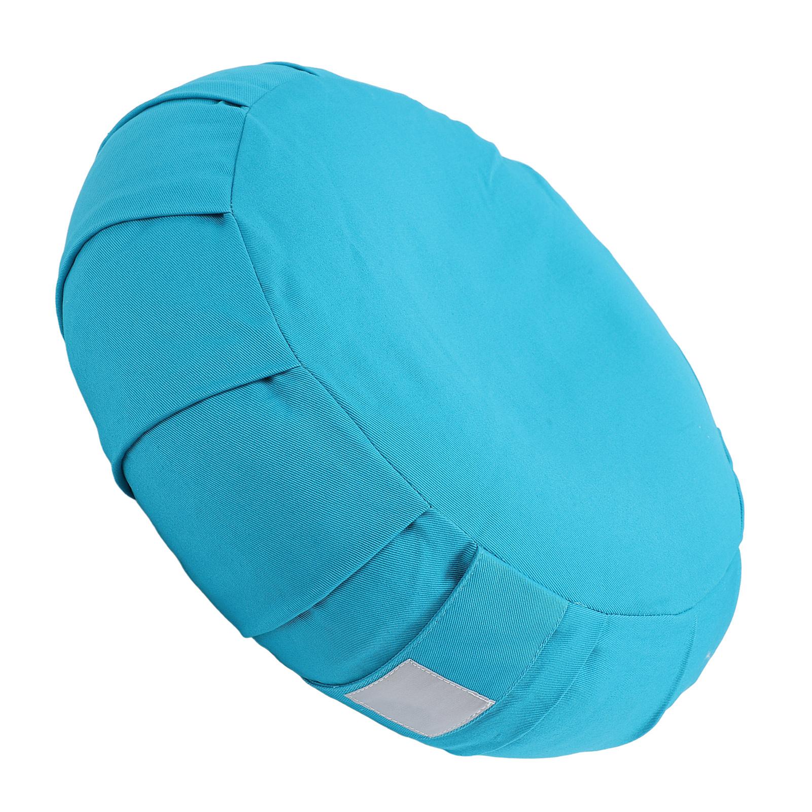 Подушка для медитации из гречневой шелухи подушка для йоги подушка для коленей чехол из хлопка ручка для переноски сапфир синий 3594₽