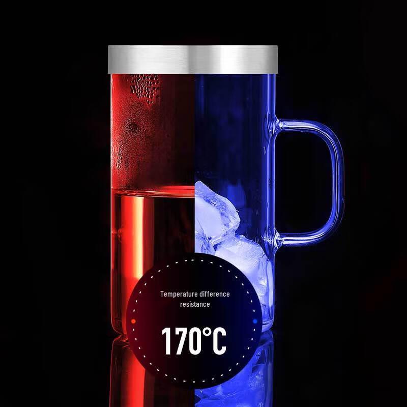Heat-Resistant Glass Tea Infuser Bottle