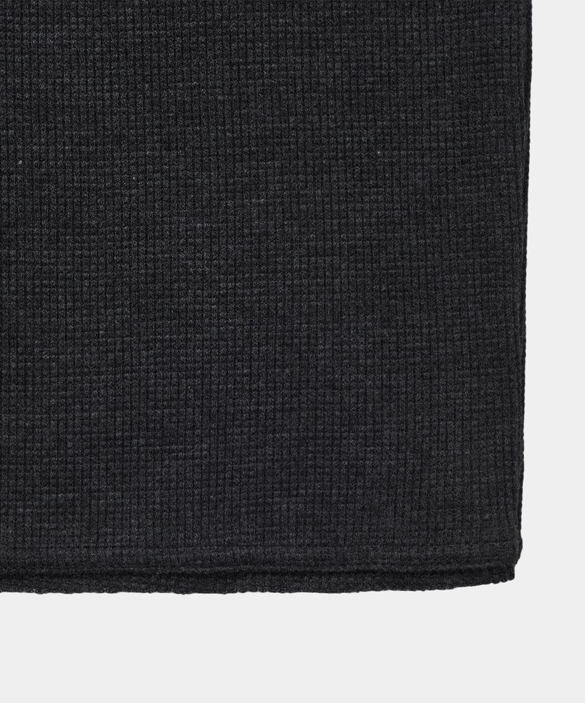 Dekkoloso Dima Cotton Henley Neck Short Sleeve T-Shirt [Charcoal]