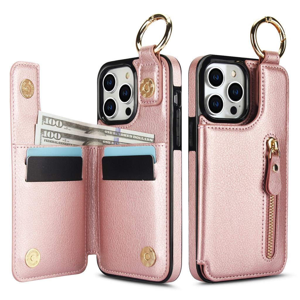 Samsung Z FOld7 Folding Mobile Phone Case FOld6 Zipper Mobile Phone Case Ring Wallet Protection Case