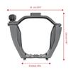 Drohnen Erweiterter Adapter für Air3 Action Kamera Halter mit Schrauben und Adapter Drohnen Zubehör Quadcopter Kamerahalterung