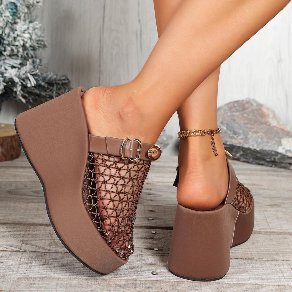 Women Comfortable Sandals Casual Rome Anti-slip Retro Shoes Women Thick Bottom Open Toe Sandals Beach Summer Zapatos De Mujer