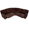 Velvet Lshaped Seven Piece Sofa Cover Set With Stretch Material For Corner Sectionals