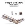 Vespa GTS 300 Scorpion Exhaust Mid-Tail Section for 08-21 Models