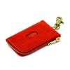 AGILITY affa "Bobbin" Key Case, Pass Case, Integrated with Reel, Genuine Leather, IC Card Holder, L-Shaped Zipper