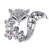 Beautiful Cute Fox Brooches for Women Unisex Animal Pins Multi-color Available Casual Party Jewellery Accessories Gifts