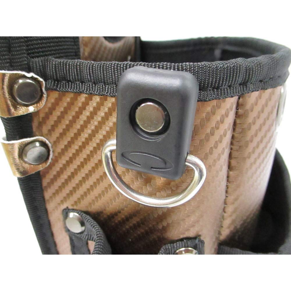 Kozuchi Worktime Waist Two-Tier Pouch, Brown, WT-11BR [Used]