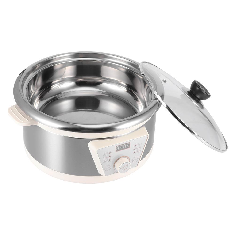 4L Multifunctional Eletric Hot Pot ABS Chafing Dish Household Kitchen Cooking SuppliesEU Plug 220V